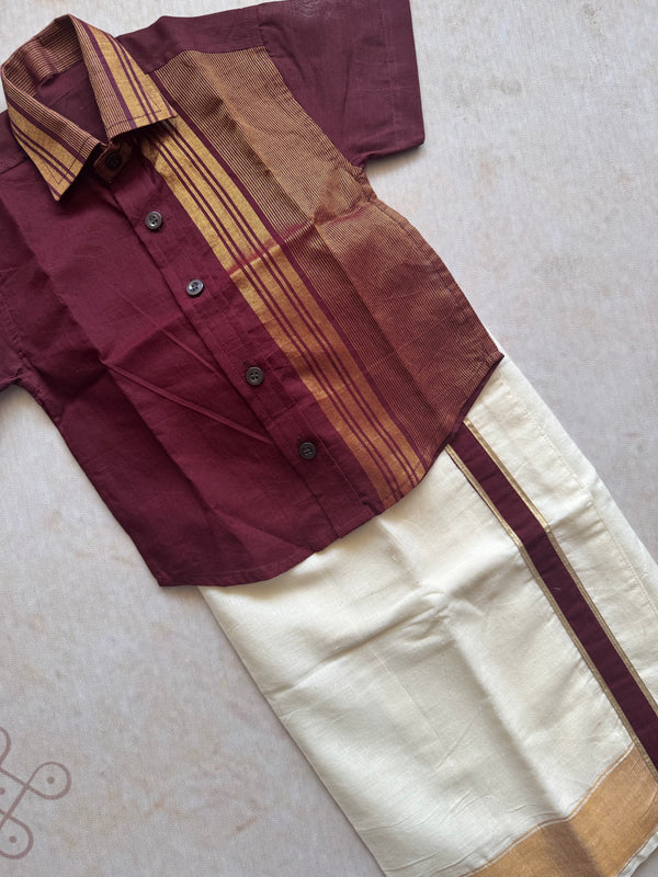 Boys Dhoti and shirt-express