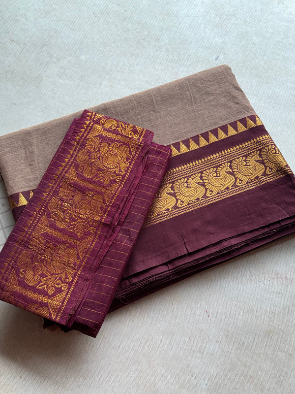 Yaazh - Pure Kanchi Cotton Saree