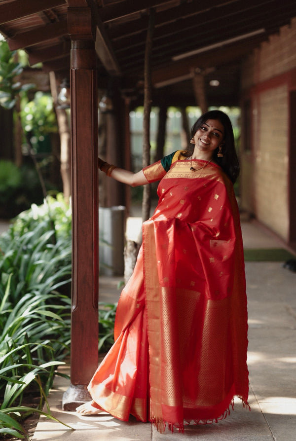 Semi Kanchi Silk Saree