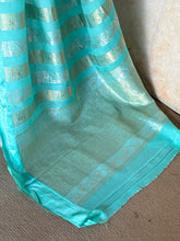 Madhura - Banarasi Mushru Silk Saree with Sona Rupa Zari & Kalamkari Blouse