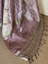 Senorita Pure Tissue Digital Print Saree – Mauve Mist & Silver GreyRose & Silver Grey (Copy)