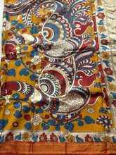 Mangalgiri Pen Kalamkari Saree