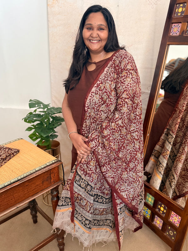 Kalamkari Dupatta