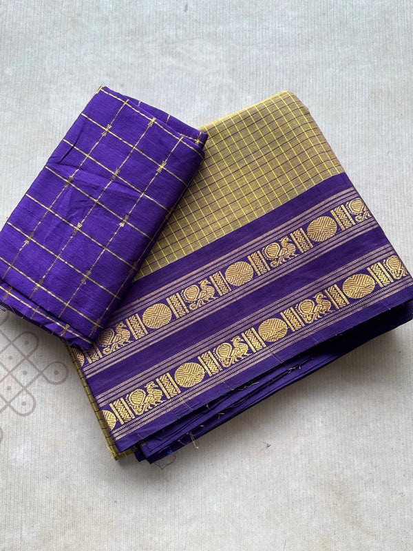 Yaazh - Pure Kanchi Cotton Saree