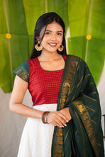 Madhavi - Anarkali Dress with Dupatta Onam Edit