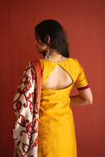 Pallavi - Raw Silk 3-Piece Suit Set with Kalamkari Dupatta