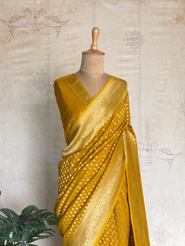 Abhaya - Pure Khaddi Georgette Saree