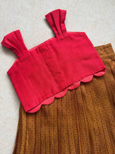Brocade Crop Top and Skirt