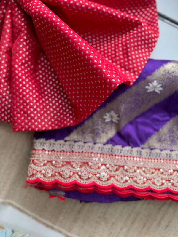 Nirvi - Banarasi semi silk