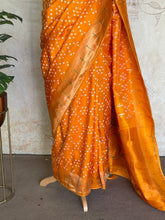 Druvika - Bandhini Printed Paithani Saree With Grand Paithani Pallu