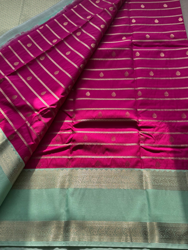 Semi Kanchi Silk Saree