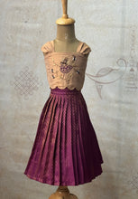 Brocade Crop Top and Skirt