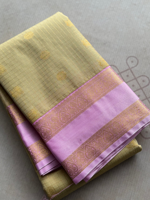 Semi Kanchi Silk Saree