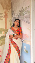 Diva X Madras Kattam Cotton Saree