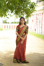Ganika - Pure Kanchi Cotton Saree With Checks