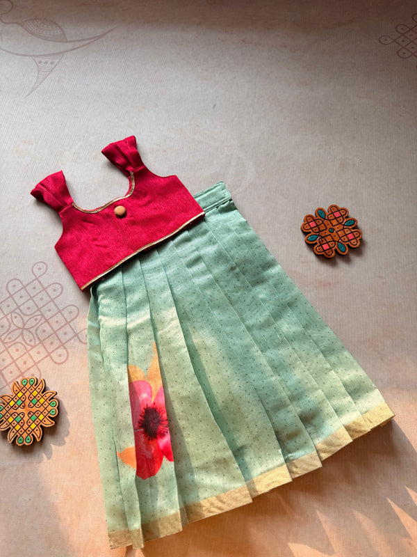 Shriya - Crop top and skirt