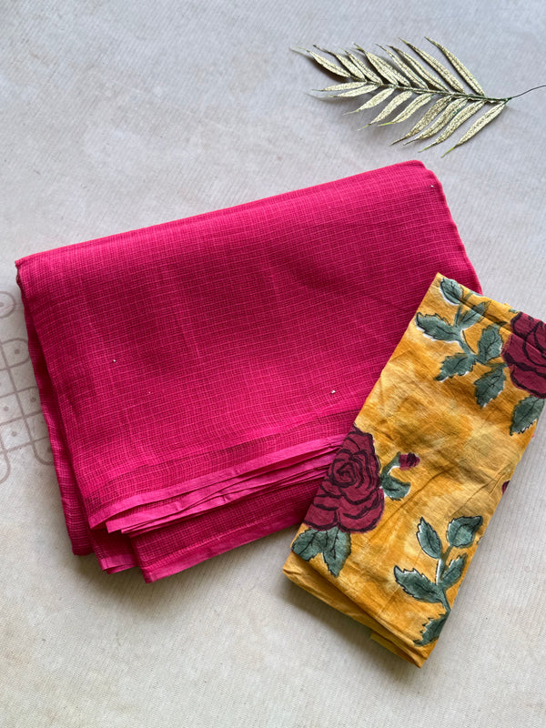 Chandrika - Pure Kota Saree with Mirror Detailings
