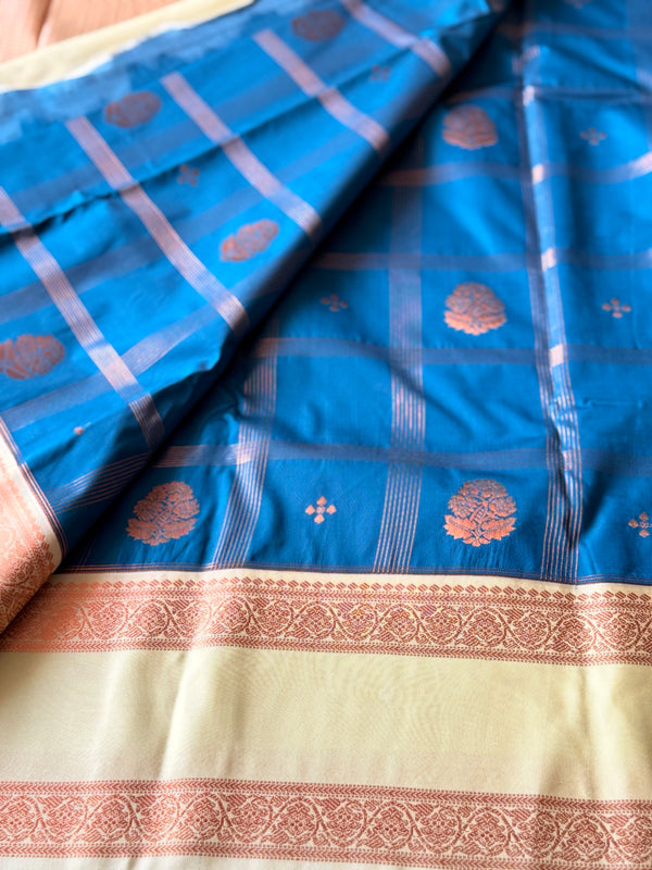 Semi Kanchi Silk Saree