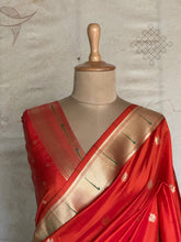 Paithani Saree with Peacock Buttas