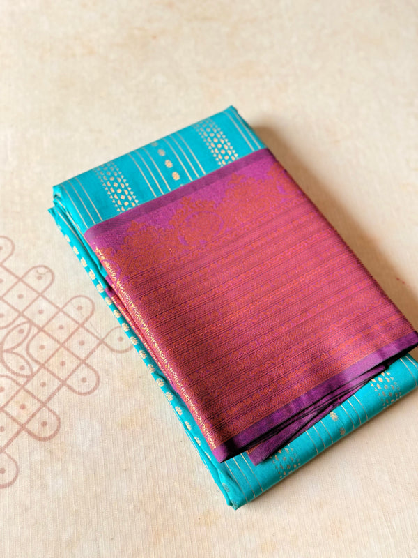 Semi Kanchi Silk Saree