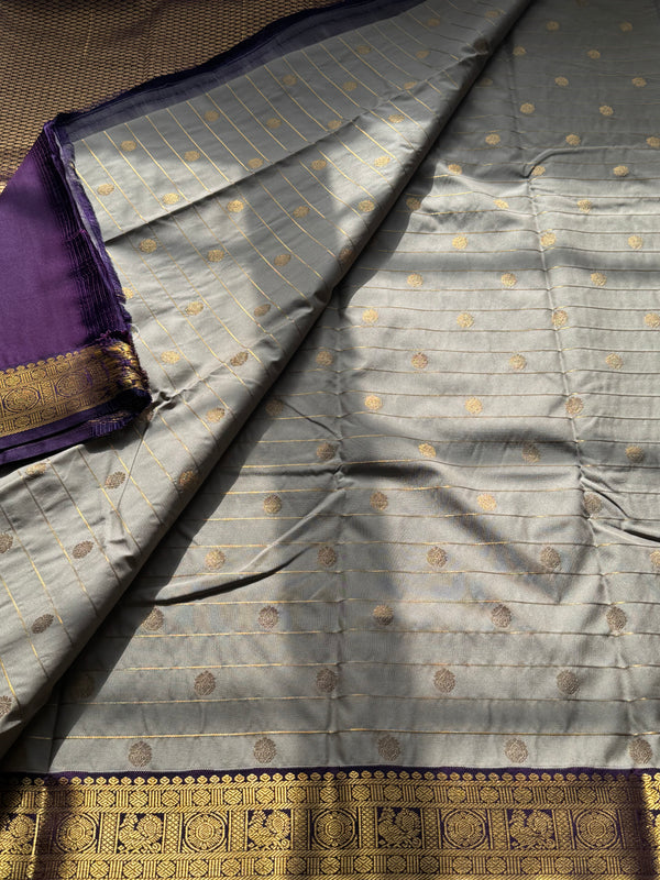 Semi Kanchi Silk Saree