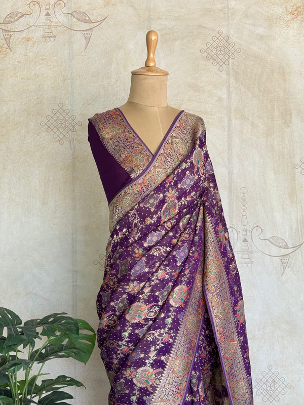 Nagma - Bandhini Georgette Saree