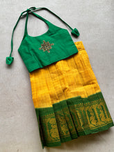 Yamuna - Kolam Crop Top & Sungudi Skirt Set Festive Edit