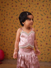 Kids Crop Top and Skirt- Pongal Collection