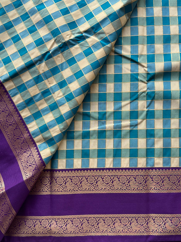 Semi Kanchi Silk Saree