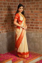 Semi Kanchi Silk Saree - Onam Edit