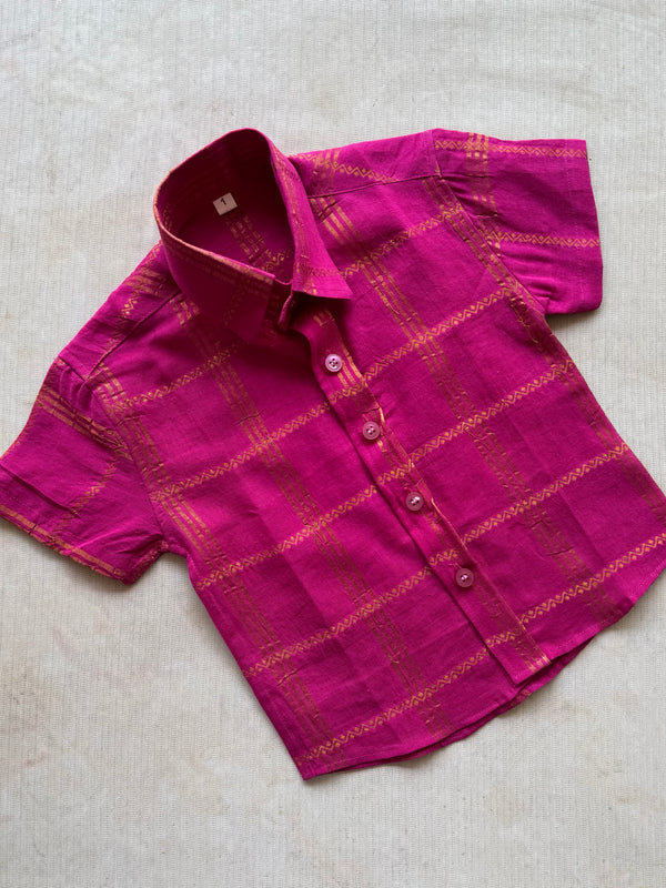 Boys Dhoti and Shirt - Vishu Edit Express