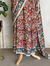 Arohi - Pure Kalamkari Handblock Printed Silk Saree