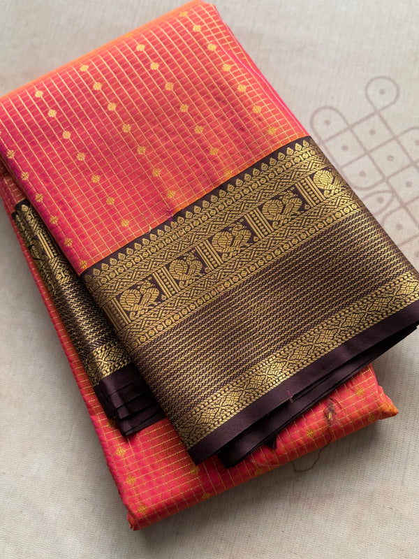 Semi Kanchi Silk Saree