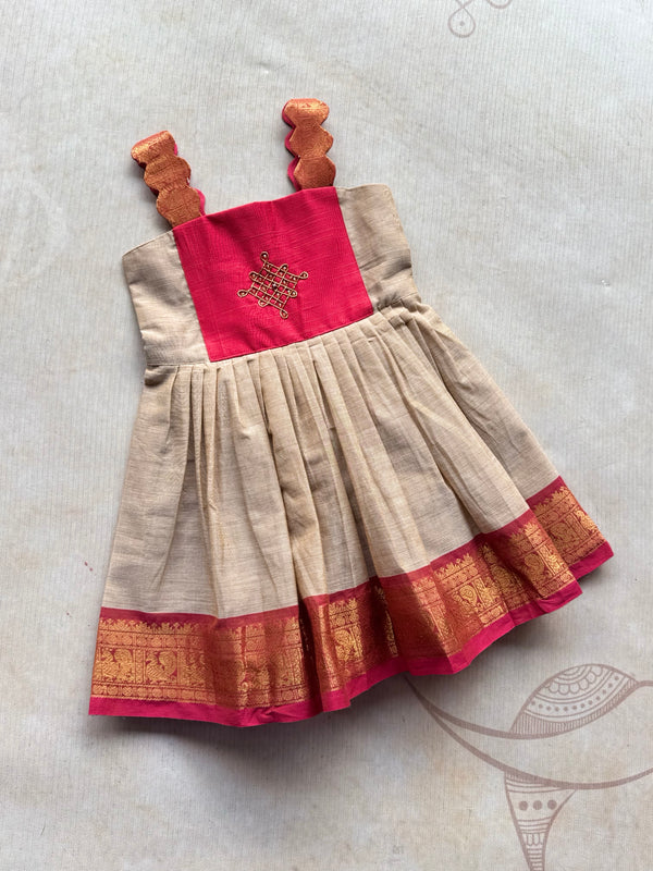 Kids Chettinad Cotton Frock - Express