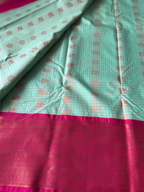 Semi Kanchi Silk Saree