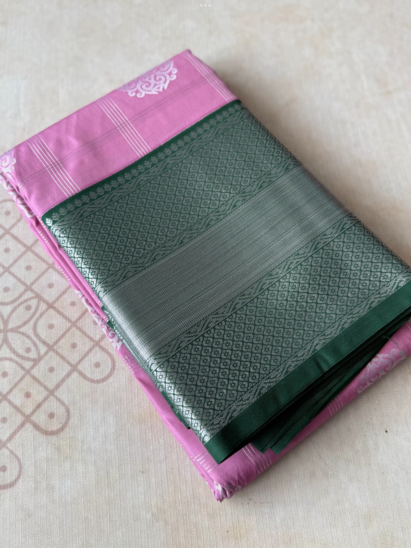 Semi Kanchi Silk Saree