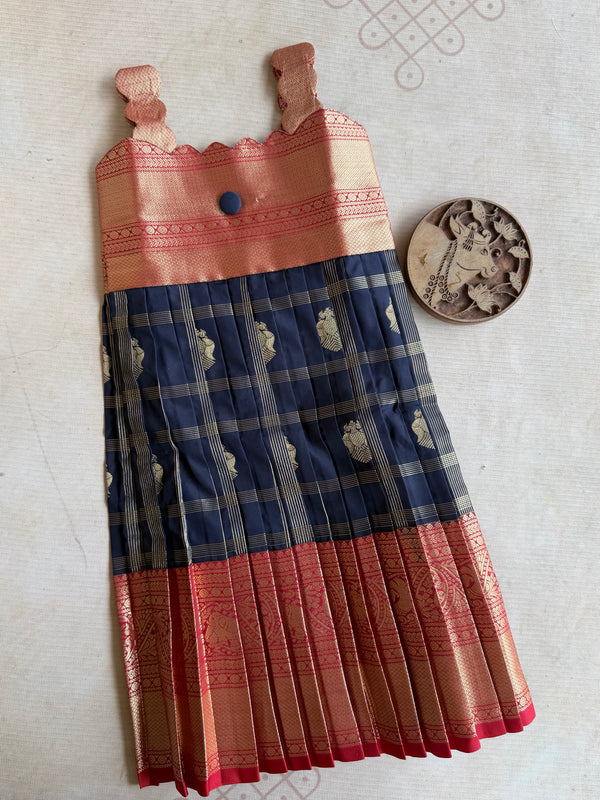 Ziva - Kids Vegan Silk Long Dress Festive Edit Express