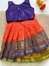 Chettinad Cotton Overlapped Skirt with Crop top- Diwali Collection Express