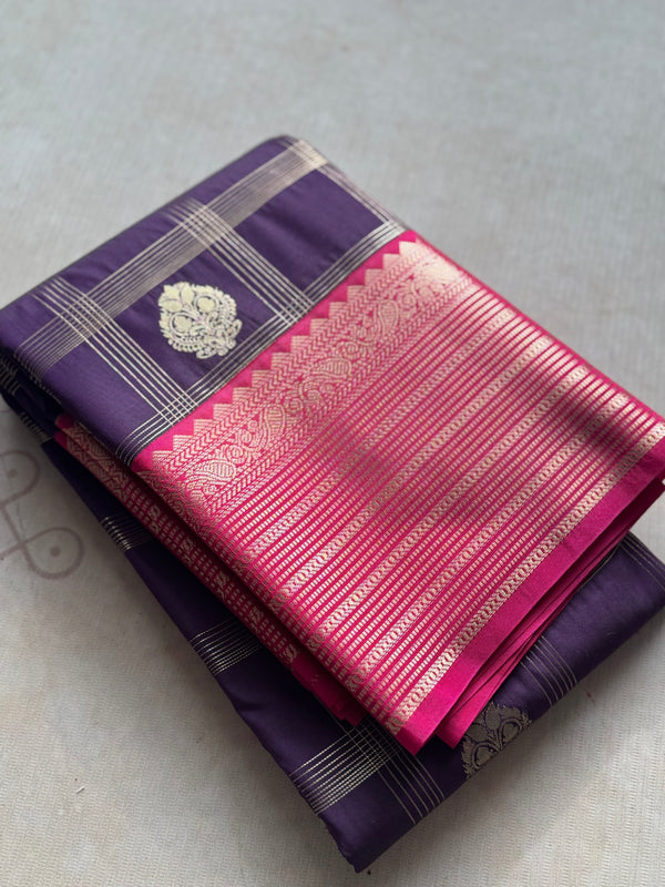 Semi Kanchi Silk Saree