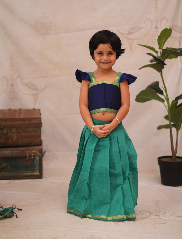 Aakriti - Crop top and skirt