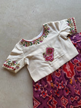 Patola Skirt With Kolam Top