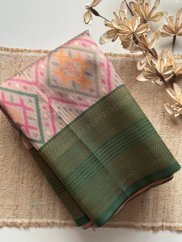 Pochampally Semi Silk Saree - Diwali Collection