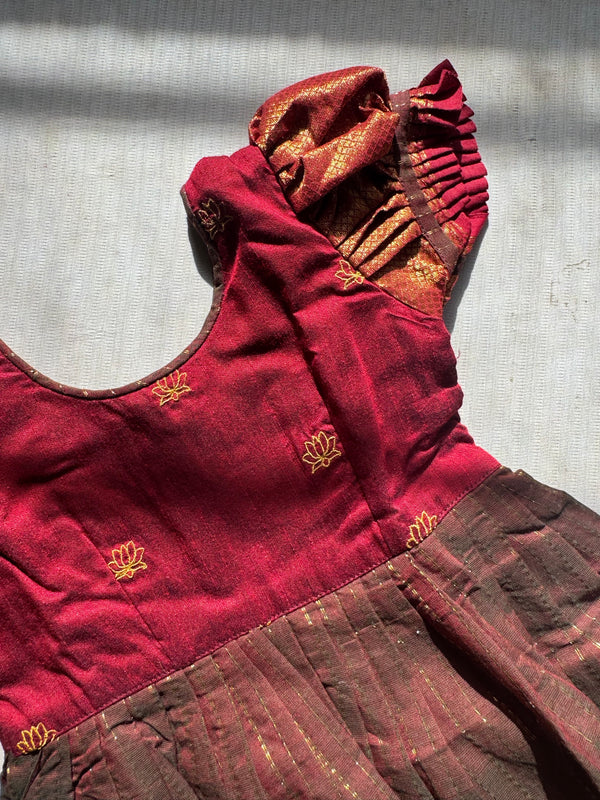 Chettinad Cotton Kids Frock -  Express