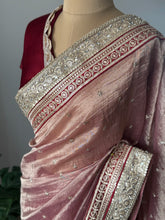 Pure Silk Tissue Georgette Saree – Festive & Wedding Ethnic Wear