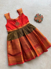 Svasti Kids Festive Kolam Embroidered Chettinad Cotton Dress - Express