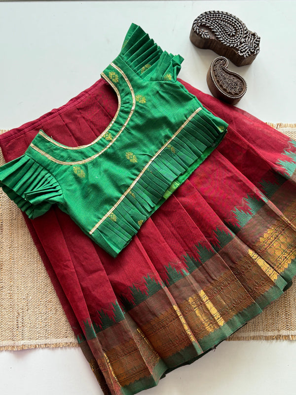 Bodice Skirt With Crop top- Diwali Collections