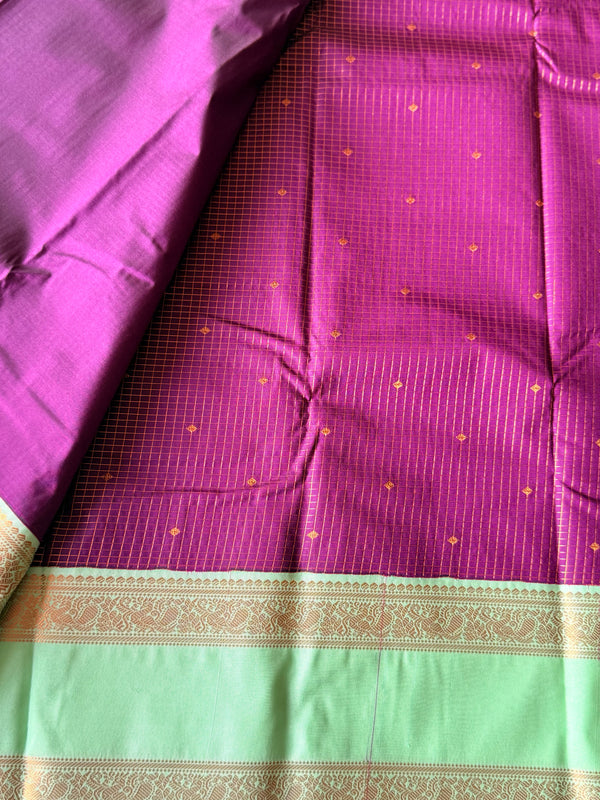 Semi Kanchi Silk Saree