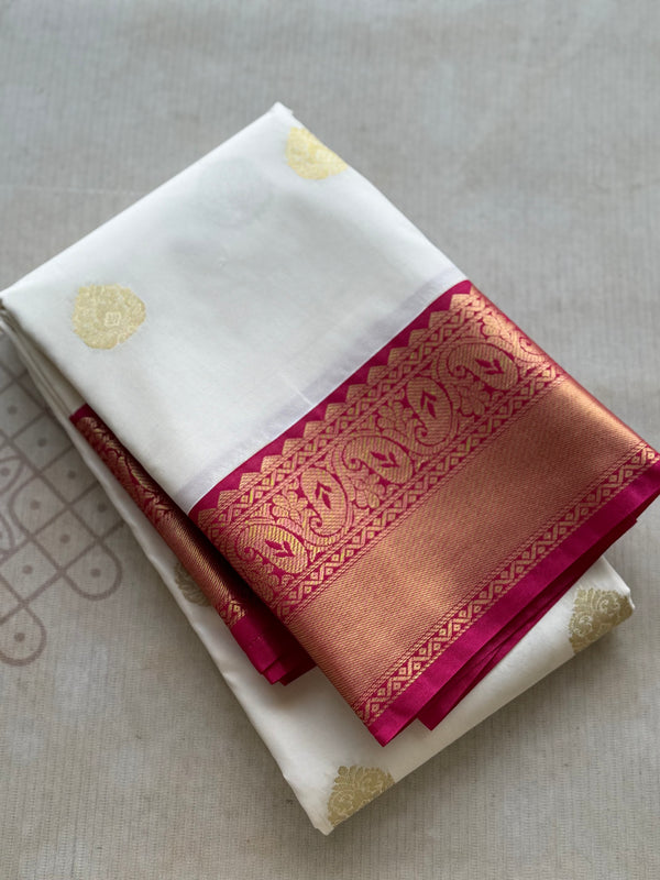 Semi Kanchi Silk Saree