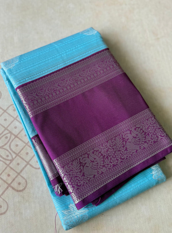 Semi Kanchi Silk Saree