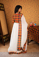 Vaishnava - Chettinad Cotton Angarkha Anarkali Dress with Dupatta Onam Edit
